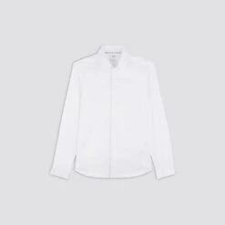 Chemise Slim Unie Coton Satin -Jules 727371 9010 V11