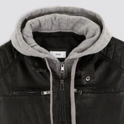 Blouson Cuir Col Biker -Jules 728694 9020 V8